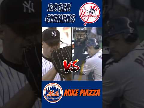 RIVALS Mets Mike Piazza VS Yankees Roger Clemens 2001 #MLB All/Star Game #baseball