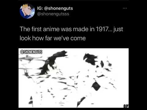 The first anime was made in 1917...just look how far we've come ❤️