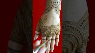 Latest beautiful Mandala Mehndi design 2024 Step by Step Tutorial Henna Fever #shorts #youtubeshorts