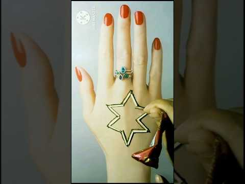 Machis tili trick mehndi design/star mehndi design/beginners mehndi design#mehndi #shorts #viral