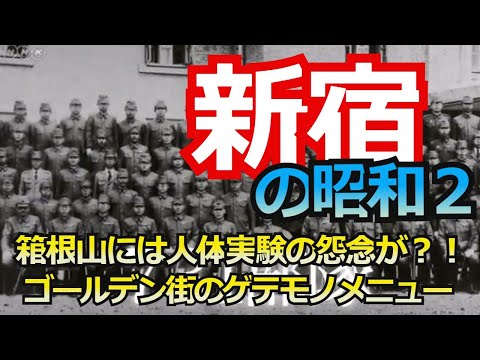 【新宿の歴史2】思い出横丁、ゴールデン街、箱根山、東口交差点、都電、靖国通り、京王線移転、西口駅ビル、淀橋浄水場、京王プラザホテル、甲州街道、御大典広場、その他新宿の失われた風景など・・・