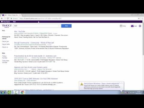 Google Yahoo arama moturu oldu SORUN ÇÖZÜMÜ