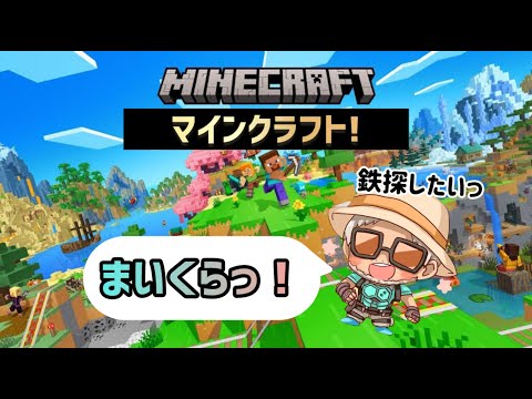 【深夜のマイクラ】鉄を探しにブランチマイニングっ！【もくもくと】