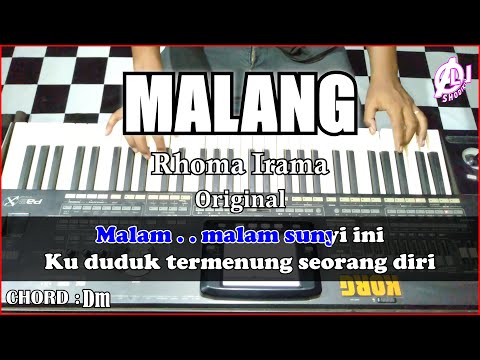 MALANG Karaoke Dangdut - Rhoma irama | Korg Pa3x (Chord&Lirik)