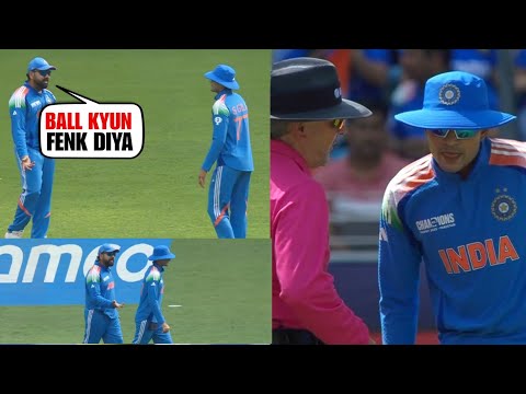 Rohit Sharma lashes out Shubman Gill for getting warning throwing ball after Travis Head wicket