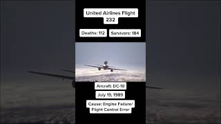 Flight Control Error/ United Airlines Flight 232 #shorts