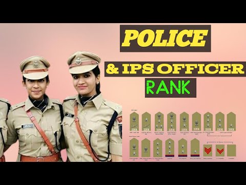 Police Officer Rank #police #motivation  #upsc #ipsofficer #education