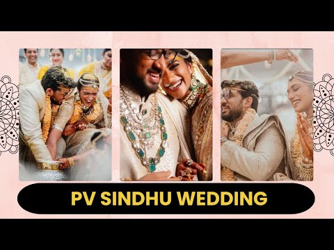 Inside PV Sindhu's Extravagant Wedding #wedding #shadi #vivah #celebrity #pvsindhu