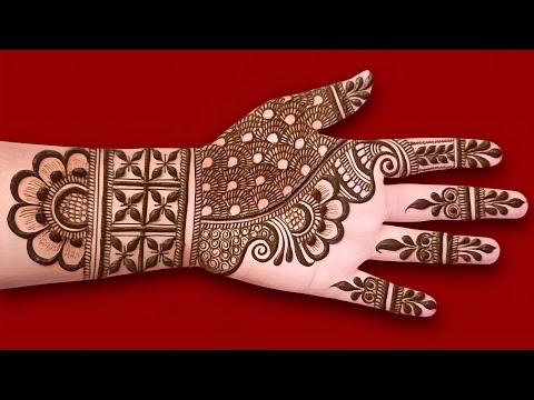 easy & simple front hand mehndi design|mehandi ka design|mehandi design|cone designs|mehndi designs