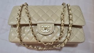 (Not sponsored) Unboxing my Chanel 11.12 classic flap bag in beige medium.#chanel #chanelbag #bags