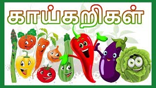 காய்கறிகள் - தமிழரசி| Learn Vegetables names video for Kids and children in Tamil