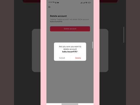 How to delete Tik Tok account completel#youtubeshorts #viral #tiktokaccountdelete