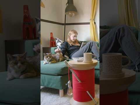 Inside @simonegiertz Small LA Home #nevertoosmall #shorts #SimoneGiertz