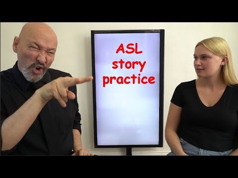 Going to School (ASL practice) (Lesson 13) (ASL University) (Lifeprint.com) (Dr. Bill)