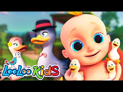 Goosey Goosey Gander 🦢 & Zigaloo 🦕 | Fun Nursery Rhymes & Kids Songs 🎶 by LooLoo Kids