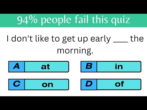 Mixed English Grammar Quiz l Tense l Prepositions #grammarquiz