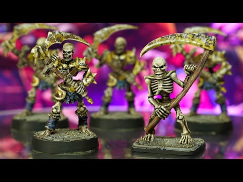 Speed painting HeroQuest Skeletons