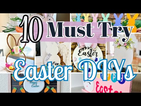 10 Must Try DOLLAR TREE Easter DIYS | 🐰 Easter DIYs | Dollar Tree DIYs