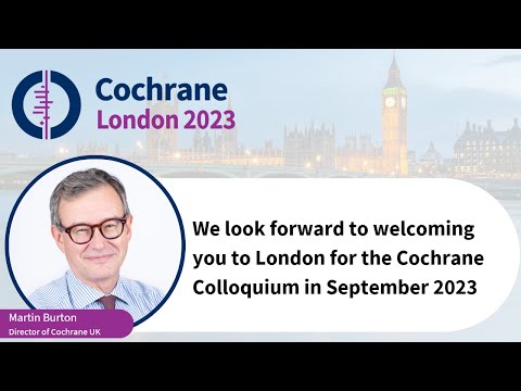 Cochrane Colloquium: London, 4-6 September 2023