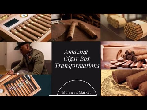 “Amazing Cigar Box Transformations” Watch me turn cigar boxes into beautiful treasures!!