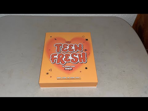 Stayc 1st World Tour Teenfresh Concert Dvd Unboxing