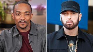 Anthony Mackie Reveals Eminem Used His Real-Life Story in '8 Mile' Rap Battle #AnthonyMackie #Eminem