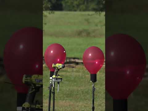 Slingshot trickshot 🎈 popping two balloons at once #sports #slingshot #trickshot #trick #skill