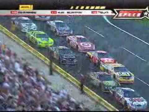 2007 Nextel Open - Juan Pablo Montoya crash