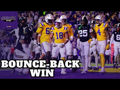 REACTION: LSU snaps losing streak with win over Vanderbilt