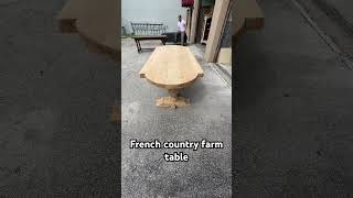 French country farm table #sorts #youtube #frenchantiques #miami