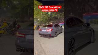 BMW M5 Competition Acceleration😱 #bmw #bmwm5 #mpower #m5competition #sportscar #shorts #m5 #chennai