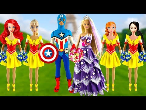 Play Doh Disney Princess Rapunzel Superhero Elsa Anna Ariel Mulan play doh for kids