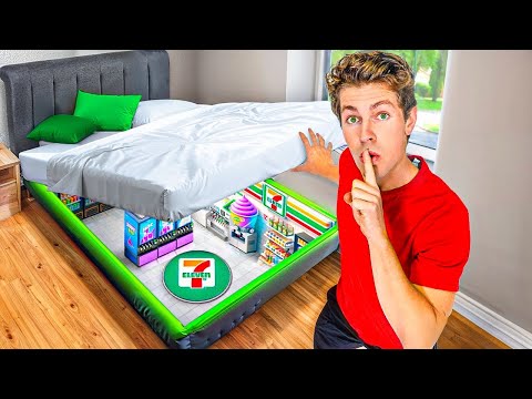 I Built a SECRET 7-11 in My Room!