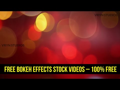 Bokeh Background Videos with No Copyrights