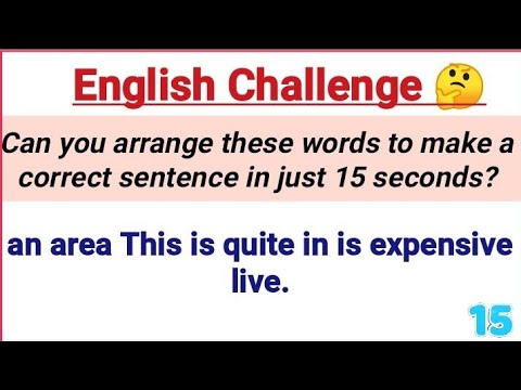 English Test Challenge 🤔 How quick are you to answer this question?