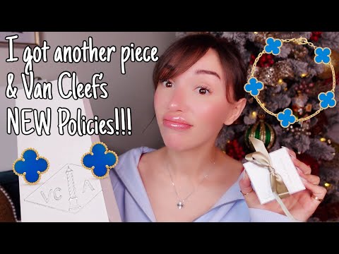 Van Cleef & Arpels Blue Agate Earrings Purchase? VCA Fine Jewelry Collection Vlogmas