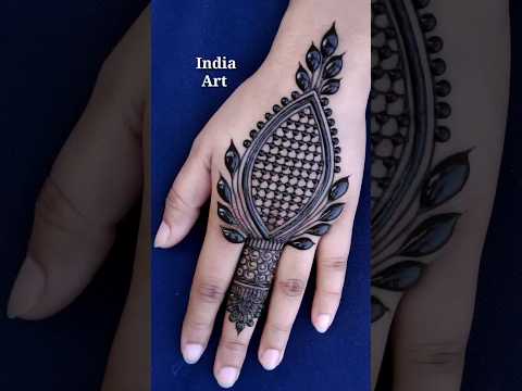 simple and best mehndi designs for back hand || stylish modern mehndi design back hand #shorts