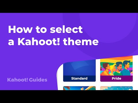 How to select a Kahoot! theme