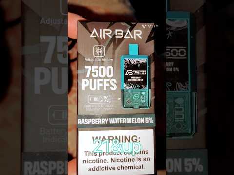 Air Bar raspberry watermelon #new #disposablevapepen #vape #vaping #vapereviews #unboxing