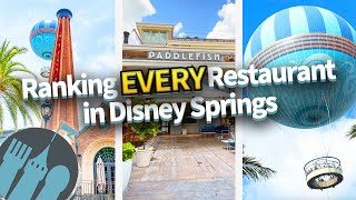 Ranking EVERY Restaurant in Disney's BEST "Park" -- Disney Springs