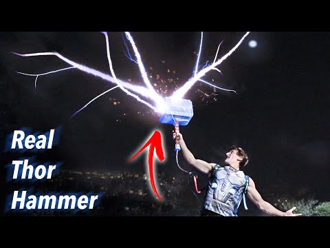 You’ve NEVER Seen Thors Hammer Like This… ACTUALLY SHOOTS LIGHTNING!!!