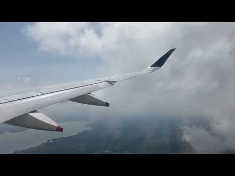 Singapore Airlines A350 Afternoon Arrival into Singapore Changi Airport