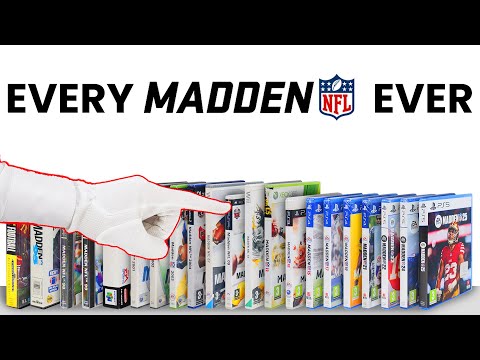 Unboxing Every Madden NFL Game Ever (1988-2024)