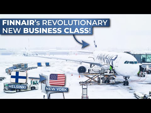 TRIPREPORT | Finnair (NEW 2023 BUSINESS CLASS) | Airbus A330-300 | Helsinki - New York JFK