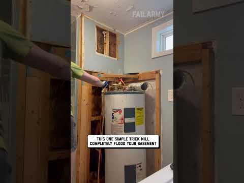 Woman Hammers Through Her Water Heater