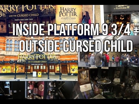 Inside Platform 9 3/4 & Outside The Cursed Child Theatre