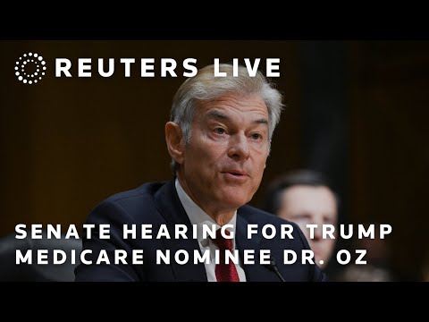 LIVE: Senate confirmation hearing for Trump's Medicare nominee Dr. Oz