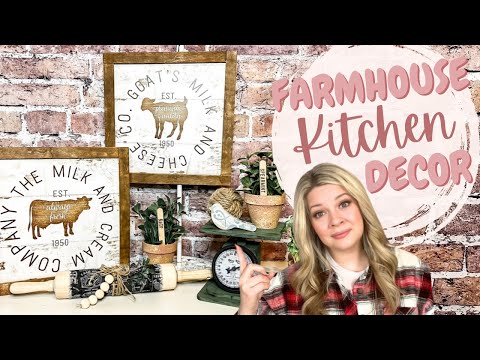 ‼️ NEW Farmhouse Kitchen DIYs you don't want to miss.