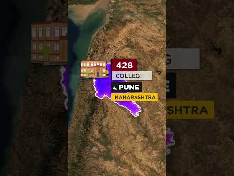 🤯 This district has MORE colleges than entire states?  #shorts