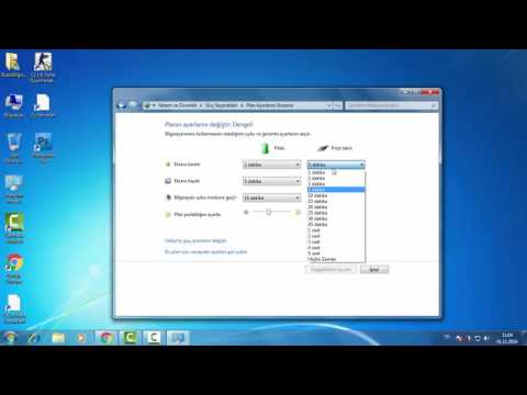 Bilgisayarda Ekran parlaklığını Arttırma ve Azaltma